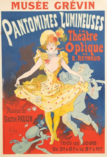 Musee Grevin Pantomimes Lumineuses, woman in yellow