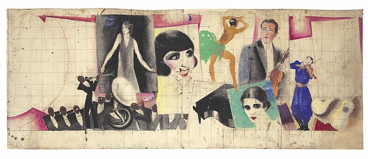 Long poster, graffiti