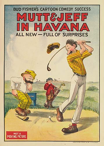 Mutt and Jeff in Havana, golfers