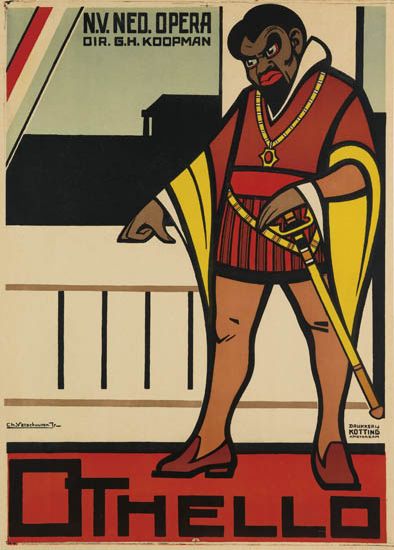 Othello, N.V. Ned. Opera, man in red