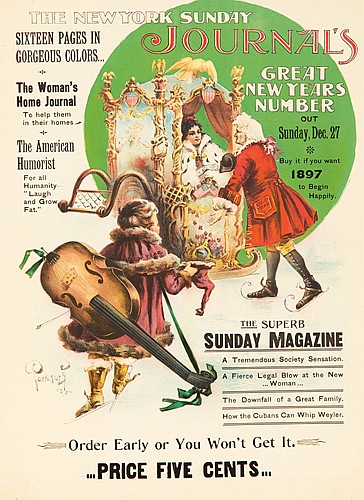 The New York Sunday, Journal’s, Price Five Cents, Great New Years Numner, royalty