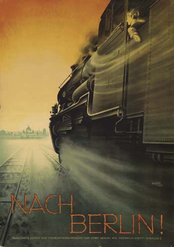 Nach Berlin, speeding train