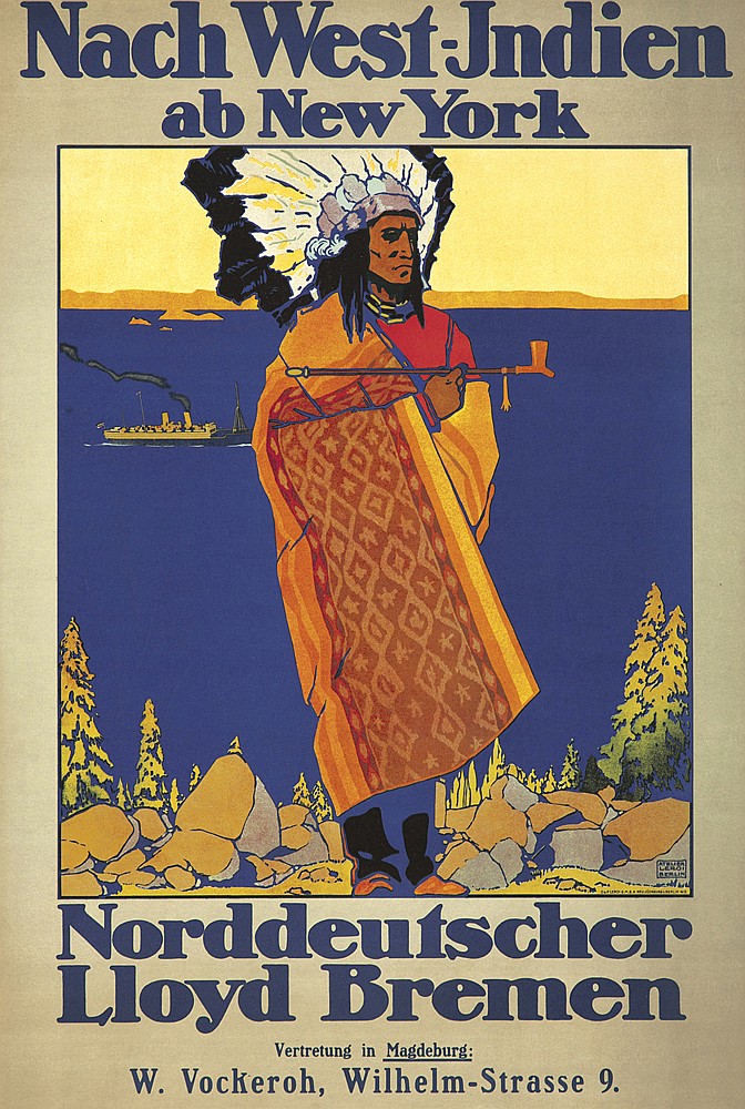 Nach West Indien ab New York, Indian chief