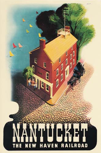 Nantucket, The New Haven Railroad, red house