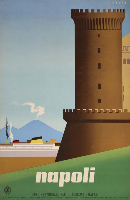 Napoli, stone towers