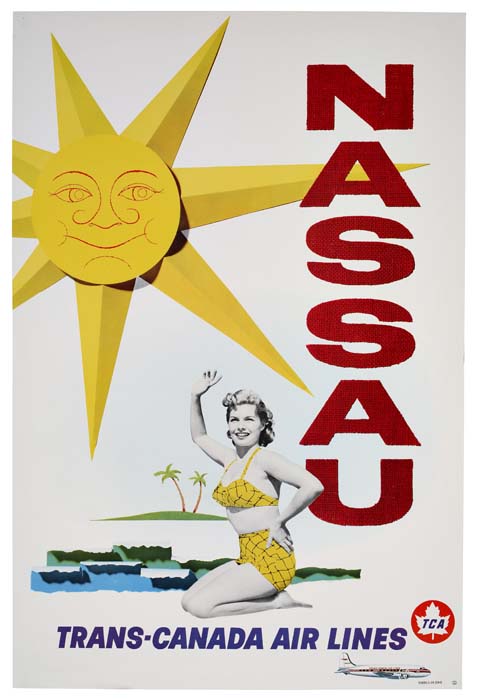 Nassau Trans-Canada Air Lines, yellow sun