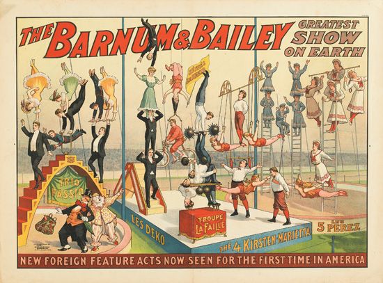 The Barnum and Bailey Greatest Show on Earth, New Foreign Feature Acts, performers
