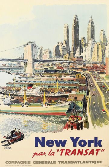 New York Par la Transat, city skyline