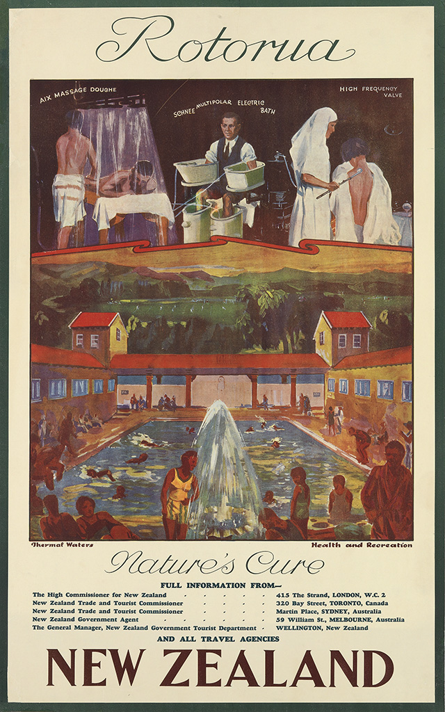 Rotorua Nature’s Cure, New Zealand, fountain