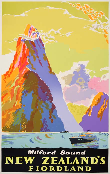 New Zealand’s Fiordland, mountains