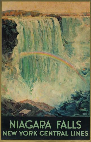 Niagara Falls New York Central Lines, waterfalls