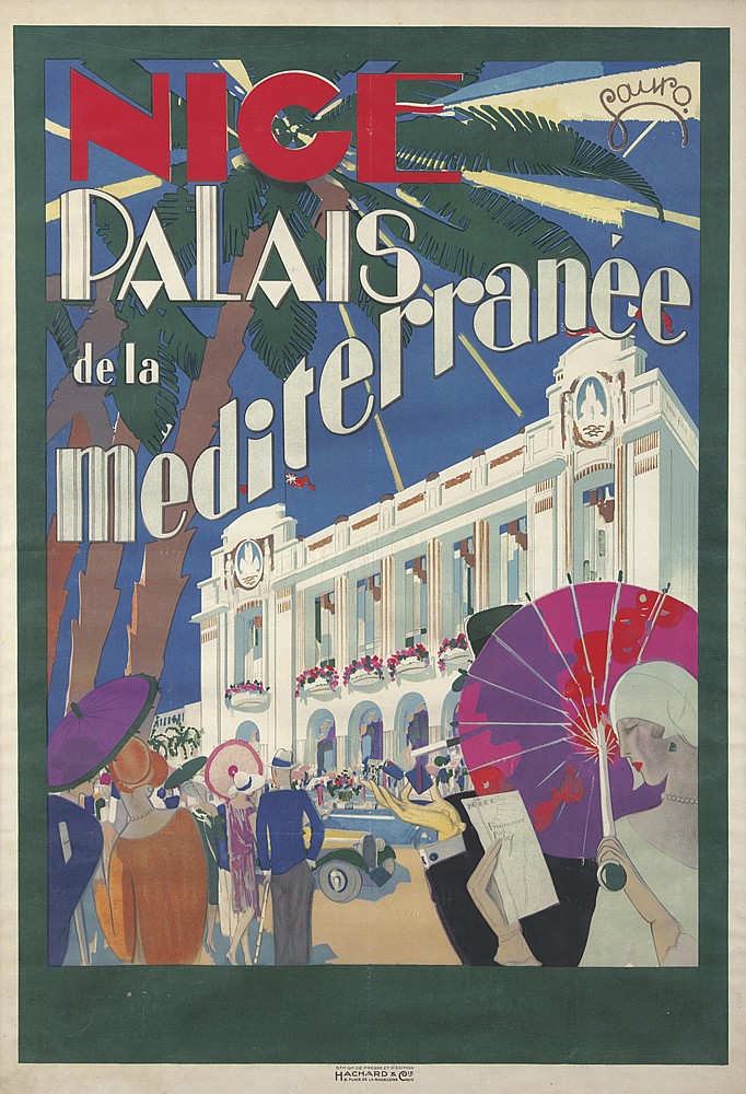 Nice Palais de la Mediterranee, white building