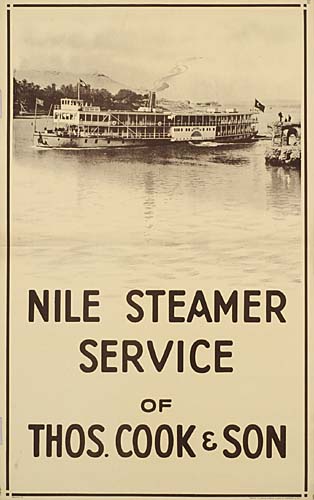 Nile Steamer Service of Thos. Cook and Son, ships at sea