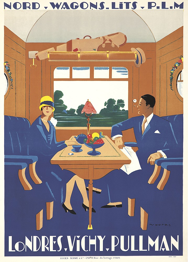 Nord Wagons Lits PLM, Londres Vichy Pullman, train car