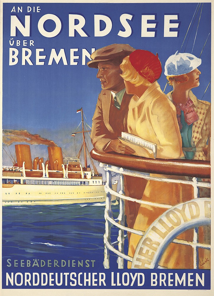 Nordsee uber Bremen, Norddeutscher Lloyd Bremen, ship