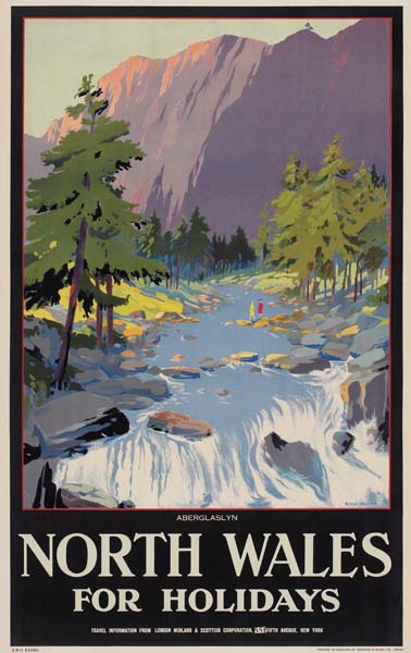 North Wales, For Holidays, waterfall