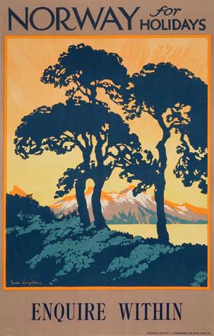 Norway for Holidays Enquire Within, shadowy trees