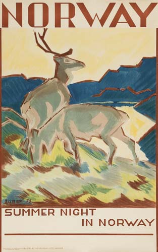 Norway Summer Night in Norway, deer