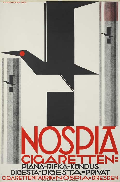 Nospia Cigaretten Piana Rifka, bird