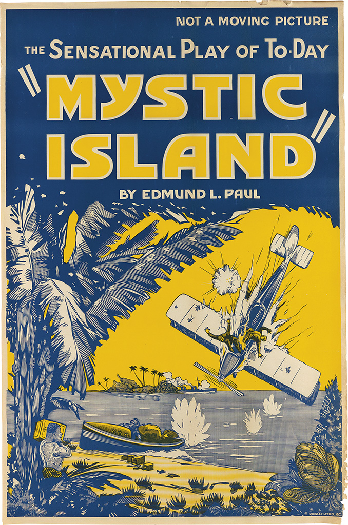 The Sensational Play of Today, Mystic Island, crashing plane