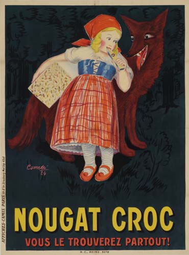 Nougat Croc, little red riding hood