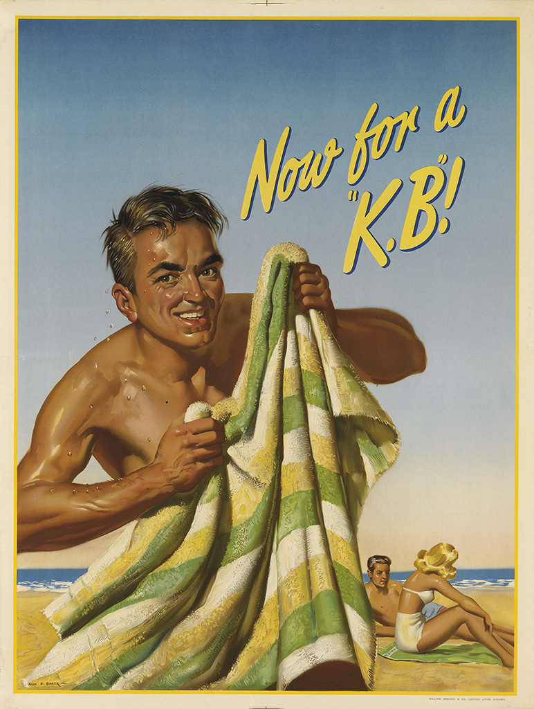 Now for a K.B., man on the beach