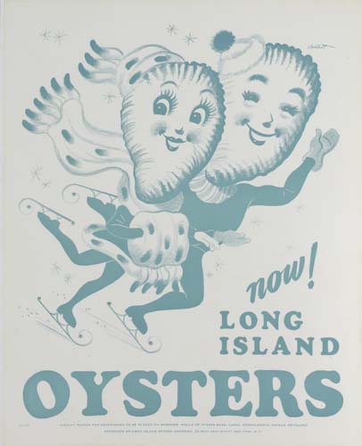 Now! Long Island Oysters, Oyster couple ice skating