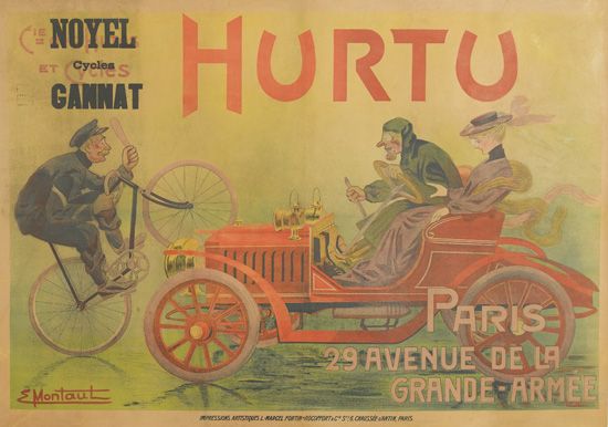 Hurtu Paris, Noyel Cyclica Gannat, red car