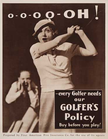 O-o-o-o-oh! Golfer’s Policy, woman golfing