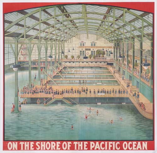 On the Shore of the Pacific Ocean, docks