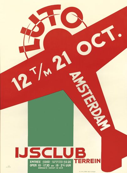 Luto Amsterdam, Ijsclub, red plane