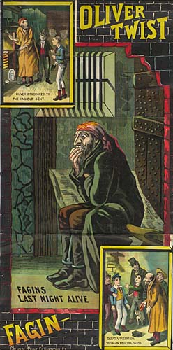 Oliver Twist, Fagin, man in jail cell