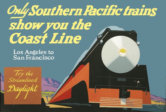 Only Southern Pacific Trains Show You the Coastline, train