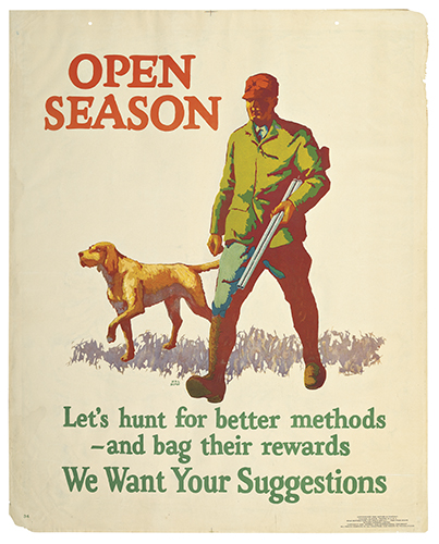 Open Season, We Want Your Suggestions, man and dog hunting