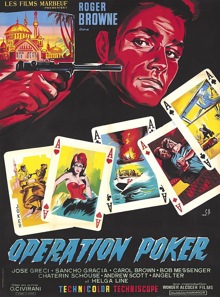 Operation Poker, playing cards, Technicolor Techniscope