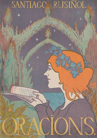 Oracions, woman with red hair reading