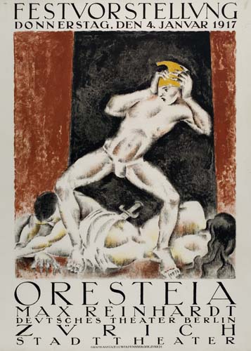 Festvorstellung, Donnerstag, Oresteia, nude man