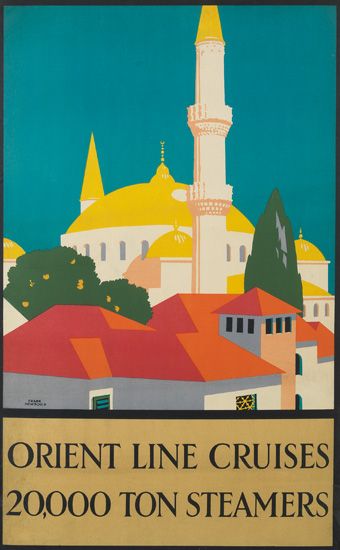 Orient Line Cruises 20,000 ton Steamers, buidlings