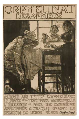 Orphelinat des Armees, family at the table