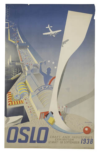 Oslo Craft and Industries Exhibition, airplanes