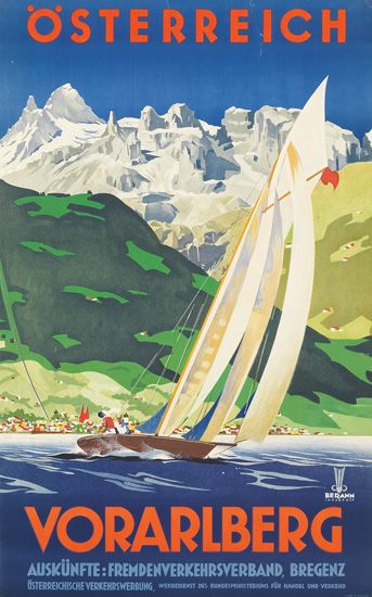 Osterreich Vorarlberg, sailboat