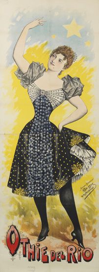 Othie del Rio, long poster, woman in black dress