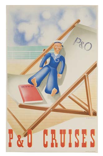 P and O Cruises, chair, doll