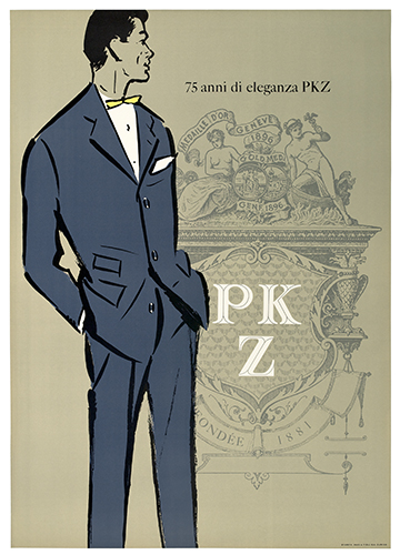 PKZ 75 anni di eleganza PKZ, man in blue suit