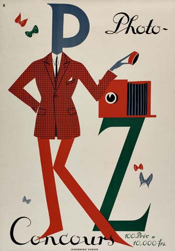 PKZ Photo-Concours, white poster