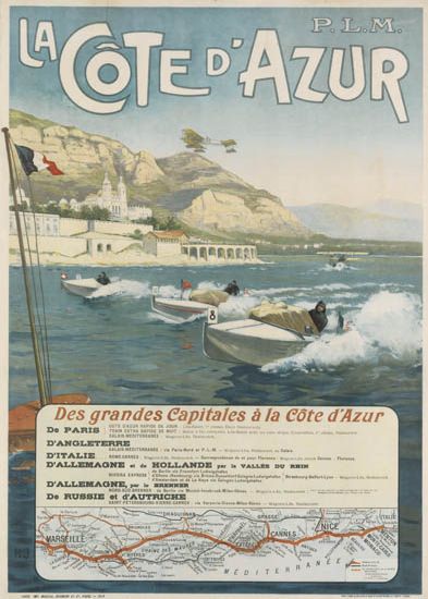 La Cote d’Azur PLM, motorboats