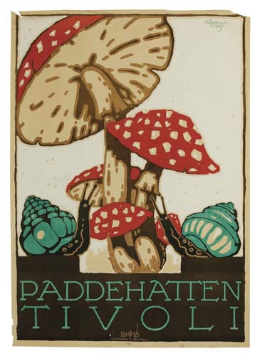 Paddehatten Tivoli, mushrooms
