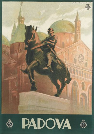 Padova, statue of man on a horse