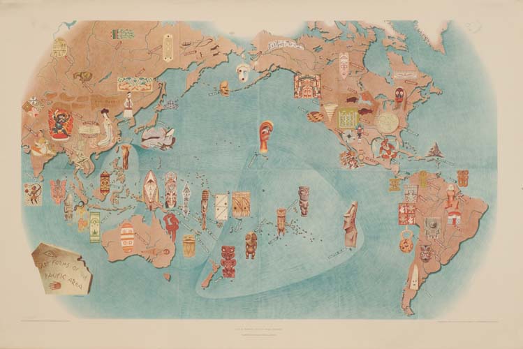 Map of the world, people groups