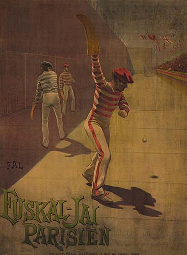 Pal Euskal Jai Parisien, men in stripes